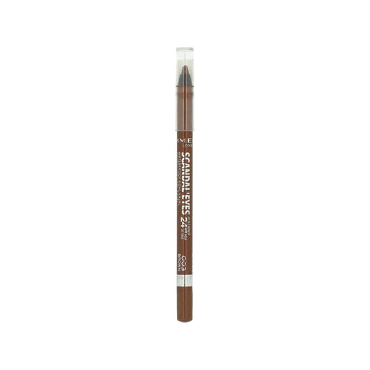 Rimmel London brown Scandaleyes Waterproof Kohl Kajal Liner- 003 Brown