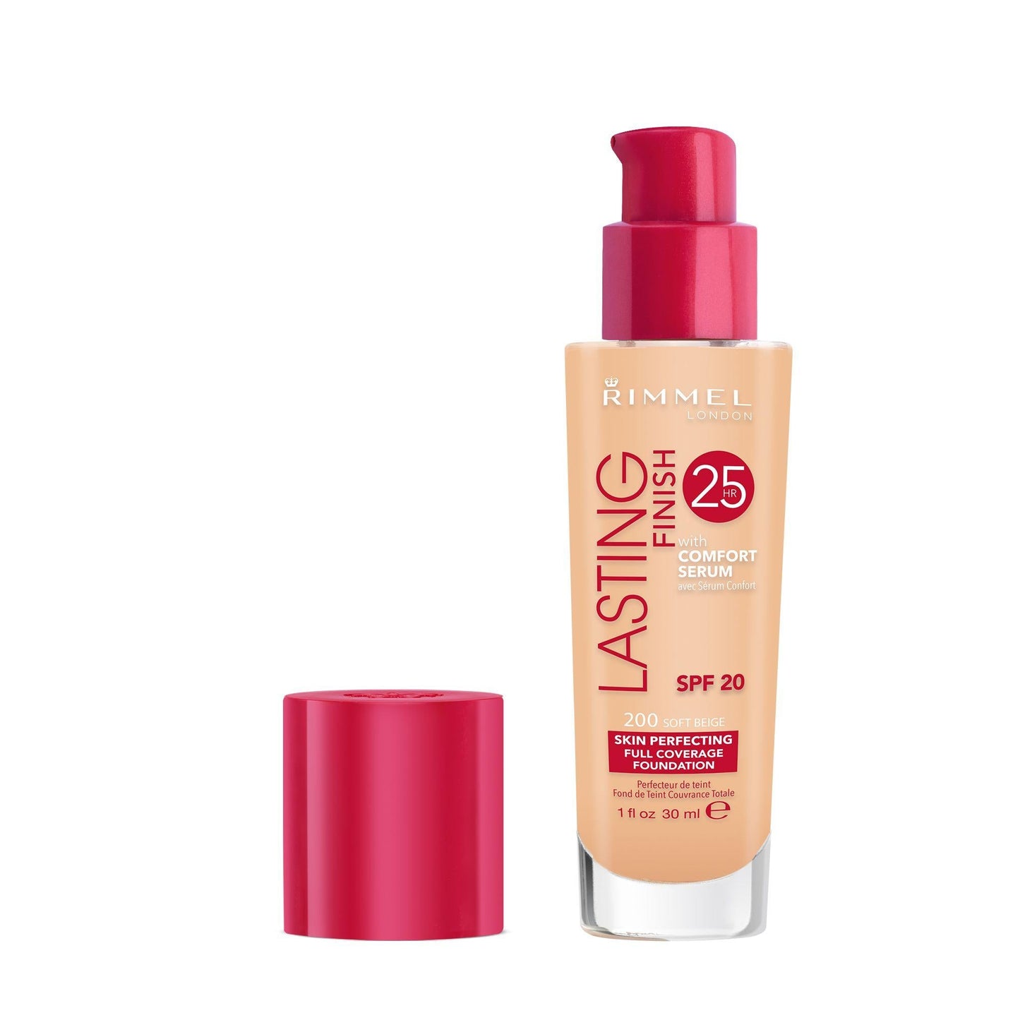 Rimmel LASTING FINISH FOUNDATION RED CAP - 200 soft beige