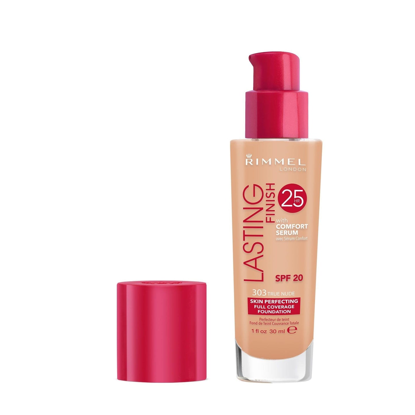 Rimmel LASTING FINISH FOUNDATION RED CAP -303 true nude