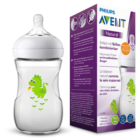 Philips AVENT Natural Feeding Bottle Dragon 260ml SCF070/24