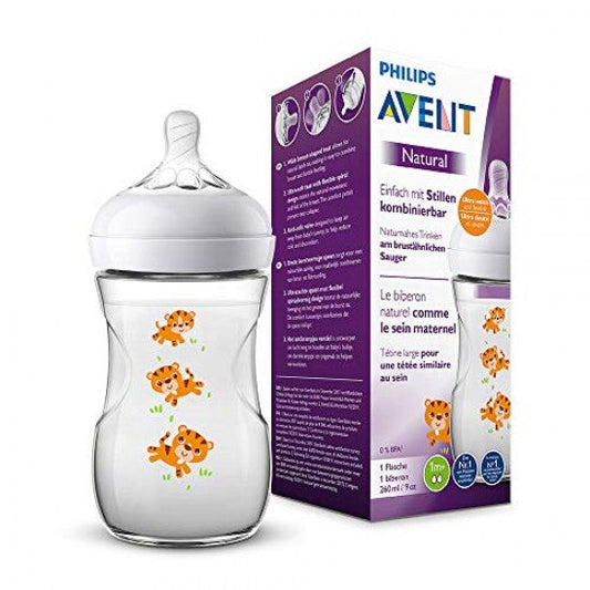 Philips AVENT Natural Feeding Bottle Tiger 260ml SCF070/20